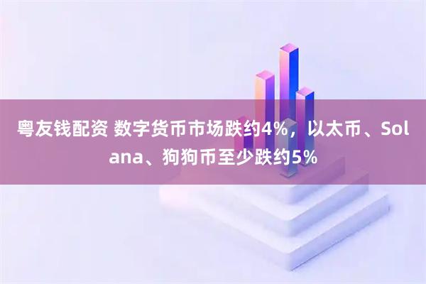 粤友钱配资 数字货币市场跌约4%，以太币、Solana、狗狗币至少跌约5%